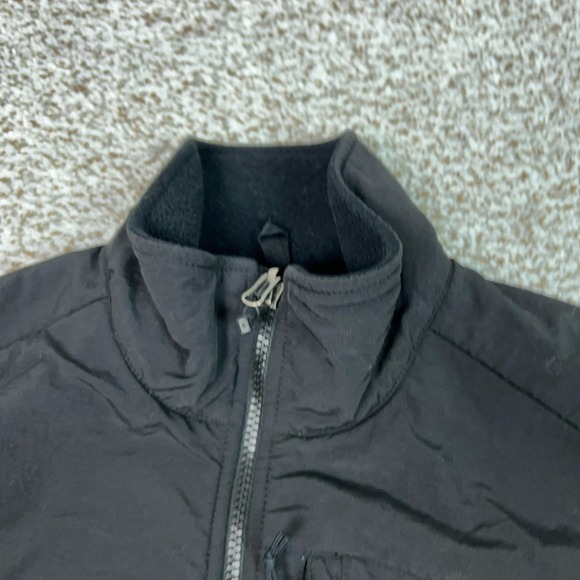 North Face Jacket Womens Small Black Fleece Pink Logo Denali Breast Cancer Gorp - Picture 3 of 11
